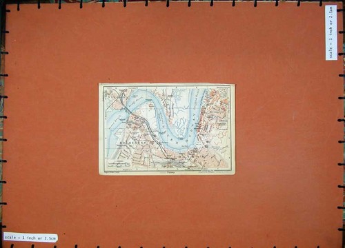 Old vintage print 1927 colour - vintage,