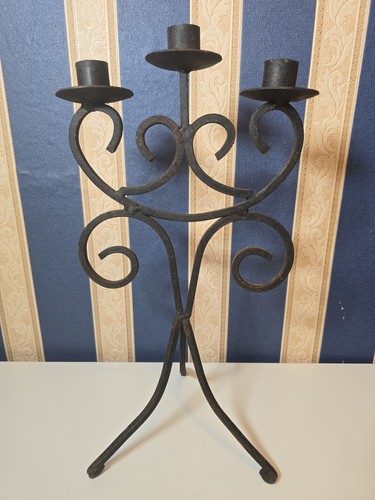 Vintage black wrought iron - black,