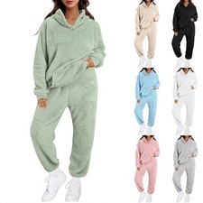 Ladies Fleece Hooded Top Pants