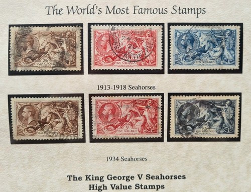 George seahorse stamps - george,