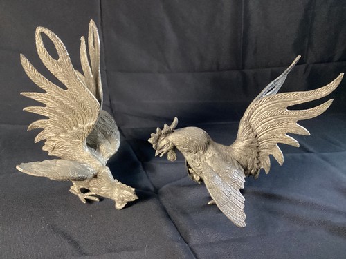 Pair heavy vintage white - of,