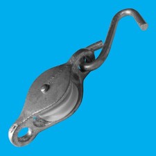 2x Galvanised Steel Single