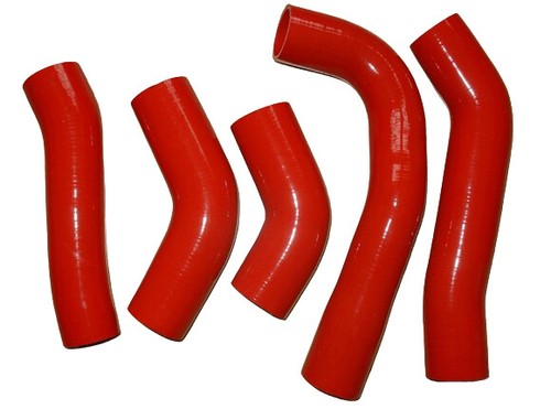 Red silicone intercooler turbo - intercooler,