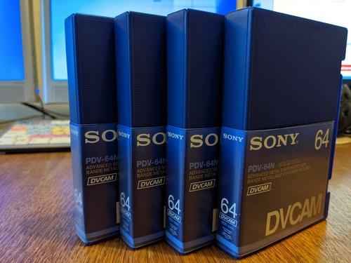 Sony dvcam tapes pdv - 4x,