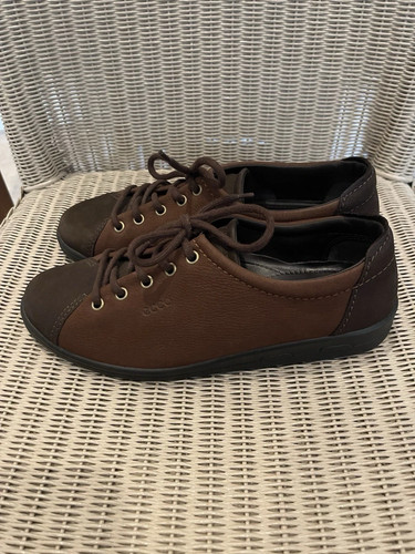 Ladies ecco soft brown two - ladies,