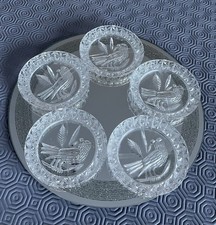 Vintage crystal coaster - crystal,