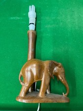 Vintage Hand-Carved Elephant
