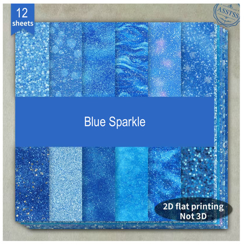 Blue sparkle craft - blue,