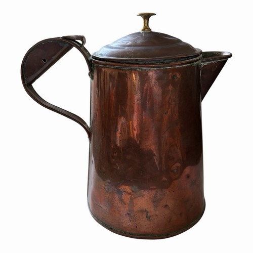 Antique copper jug bulpitt - antique, &