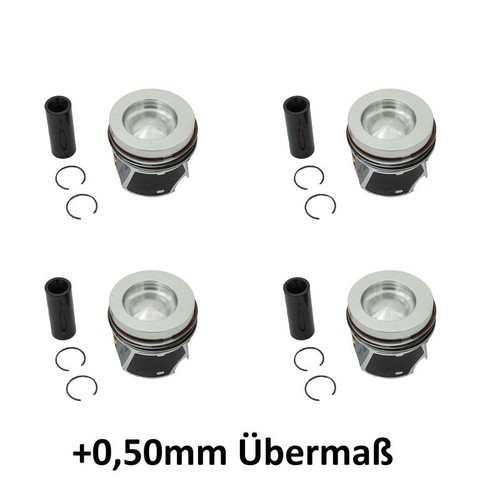 Piston oversize 50mm - +0.50mm, for