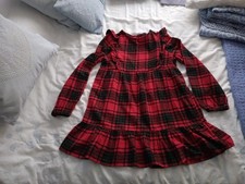 Girls Tartan Christmas Dress