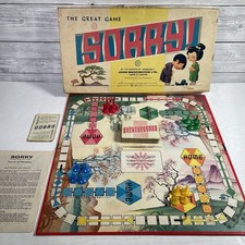 Vintage Sorry Board Game 1950 Waddington’s - Complete