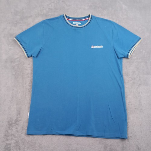 Lambretta mens shirt blue - lambretta,