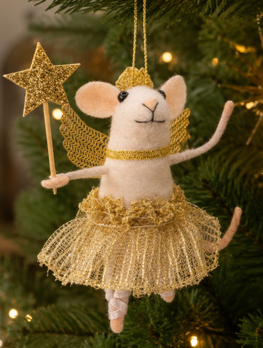 Sass belle fairy mouse felt - mouse,