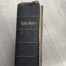 Holy Bible Antique 1853 (Old &