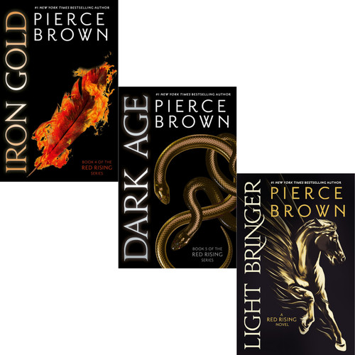 Iron gold book set - gold, pierce