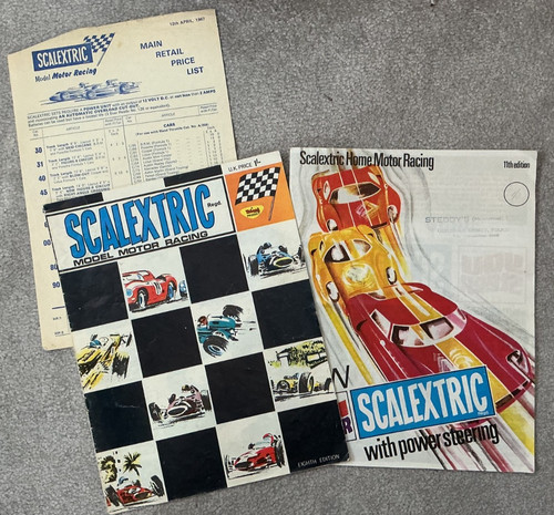 Vintage scalextric catalogue - vintage,