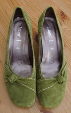 Gabor ladies green - gabor, suede