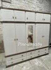 HANDMADE COUNTRY MIRRORED 5 DOOR  WITH TOPBOX (NOT FLATPACKED)