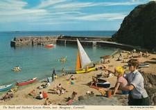 Postcard The Beach & Harbour Gorran Haven nr Mevagissey John Hinde  Ref  MDA9