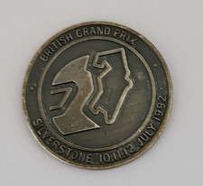 British Grand Prix Silverstone Motor Racing Commemorative Medal 1992