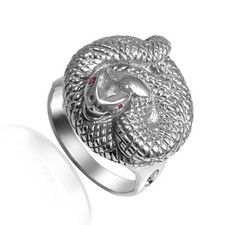 Men's Ruby Eyed Platinum 950