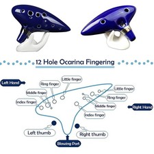 12 Hole Alto C Ceramic Ocarina