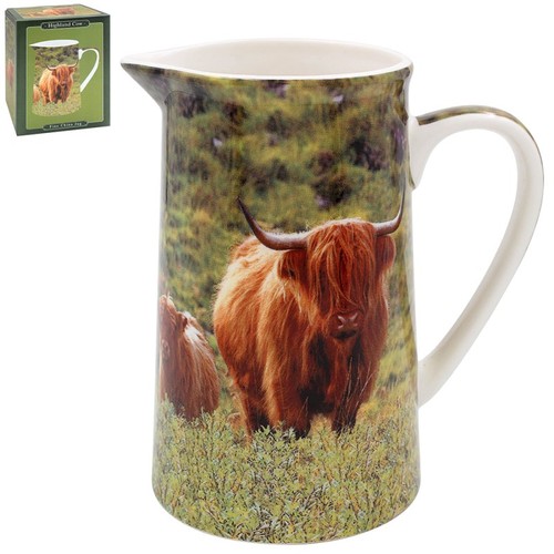 Country highland cow - country,