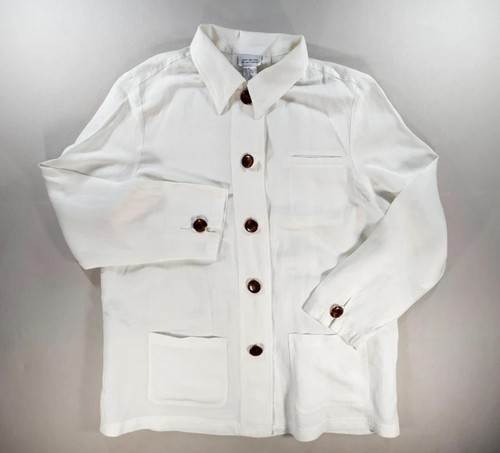 Deane white chore shacket - &,