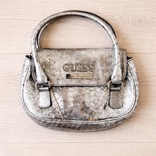 Guess Silver Mini Handbag Y2K