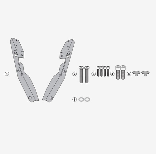 Rear rack mount - , sr1166