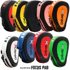 Boxing Focus Pads Hook and Jab Kick MMA Training Punching Gloves Curved Pair