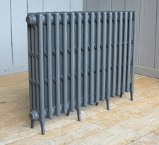 Victorian 4 Column Cast Iron Radiator to Go 16 Sections Long - Next Day Delivery