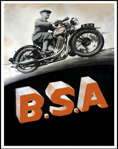 1964 vintage bsa - vintage,