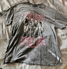Bershka Grey Unisex  T-shirt