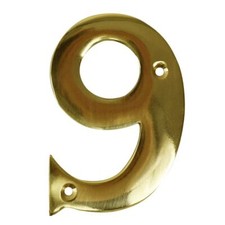 Deluxe 3" Polished Brass Face