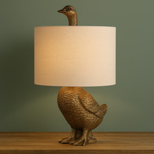 Bronze Goose Table Lamp Quirky