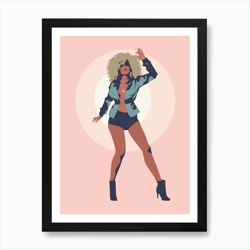 Tina turner icon - poster, pink
