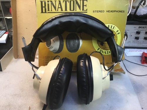 Vintage binatone headphones - binatone,