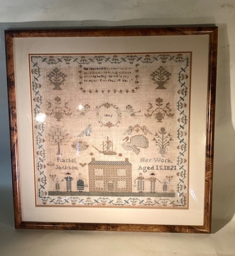 Georgian sampler rachel - sampler.,