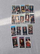Craven A Black Cat - Kings & Queens Of England - 17 x  Cigarette Cards 
