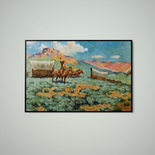 Maynard dixon westward bound - -,