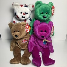TY Beanie Babies Bundle. Erin/Millennium/Britannia VGC With Tags. Glory No Tag