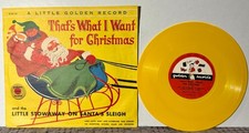 THAT'S WHAT I WANT FOR CHRISTMAS - 78 RPM - 1954 - Golden Record - NM