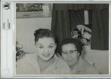 WAZARD of OZ -JUDY GARLAND- BECKETT BAS Signed/Autograph/Auto TYPE I 8x10 Photo