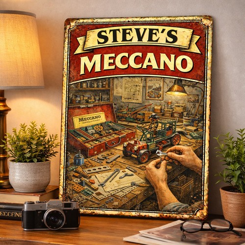 Personalised meccano metal - meccano,
