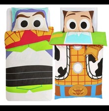 Disney Toy Story 4 Buzz & Woody Reversible Single Duvet Pillow Cover Bedding Set