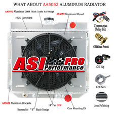 3 Row Radiator Shroud Fan