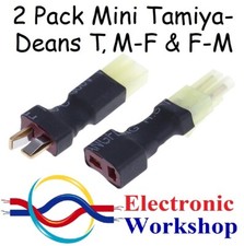 2 Pack Deans Mini Tamiya RC