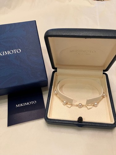 Mikimoto k18yg 5mm akoya pearl - 5mm,